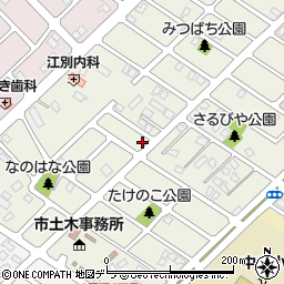 北海道江別市元江別本町35-19周辺の地図