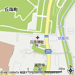 北海道札幌市東区丘珠町183周辺の地図