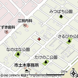 北海道江別市元江別本町35-17周辺の地図