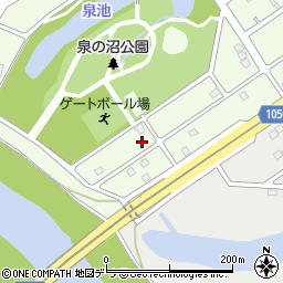 北海道江別市東光町39-2周辺の地図