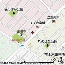 北海道江別市見晴台33-8周辺の地図