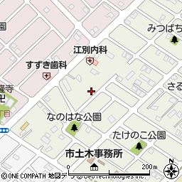 北海道江別市元江別本町37-19周辺の地図