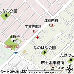 北海道江別市元江別本町37-32周辺の地図