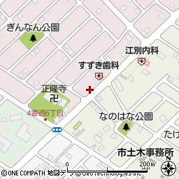 北海道江別市見晴台33-7周辺の地図