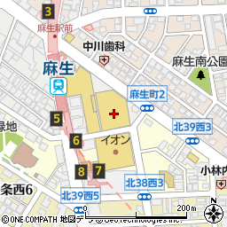 ビッグエコーパボッツ麻生店周辺の地図