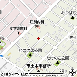 北海道江別市元江別本町37-18周辺の地図