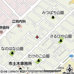 北海道江別市元江別本町35-12周辺の地図