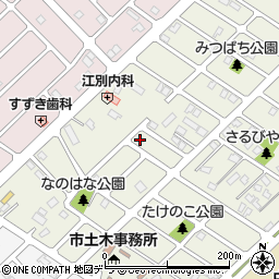 北海道江別市元江別本町37-56周辺の地図