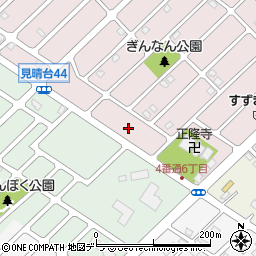 北海道江別市見晴台40周辺の地図