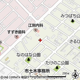 北海道江別市元江別本町37-17周辺の地図