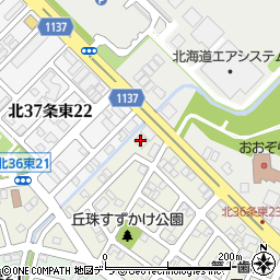 コマツ商事札幌支店周辺の地図