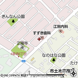 北海道江別市見晴台33周辺の地図