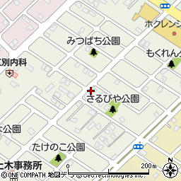 北海道江別市元江別本町周辺の地図