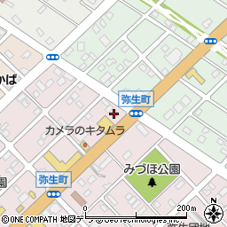 ほっともっと江別弥生町店周辺の地図