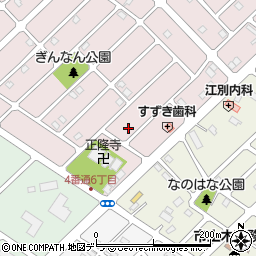 北海道江別市見晴台34-12周辺の地図