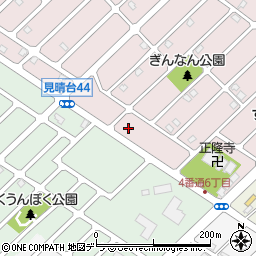 北海道江別市見晴台40-20周辺の地図