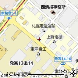 札幌定温運輸株式会社　倉庫課周辺の地図