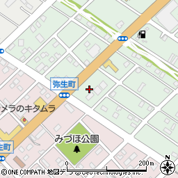 コメダ珈琲店江別一番町店周辺の地図