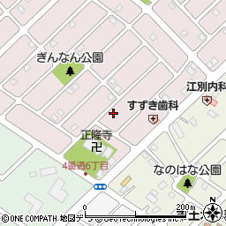 北海道江別市見晴台34-16周辺の地図