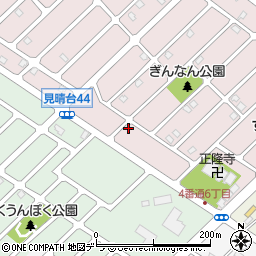 北海道江別市見晴台40-1周辺の地図