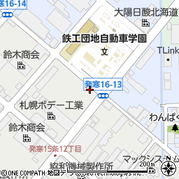 安田株式会社　札幌営業所周辺の地図