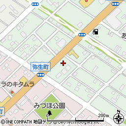 北海道江別市一番町30-22周辺の地図