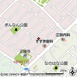北海道江別市見晴台34周辺の地図