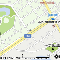 北海道江別市東光町100-30周辺の地図