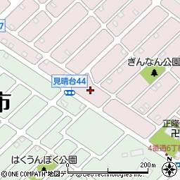 北海道江別市見晴台44周辺の地図