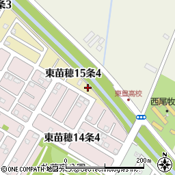 北海道札幌市東区東苗穂１５条4丁目周辺の地図