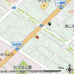 札幌日産自動車江別東店周辺の地図