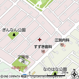 北海道江別市見晴台34-21周辺の地図
