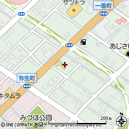 北海道江別市一番町29周辺の地図