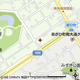 北海道江別市東光町100-16周辺の地図