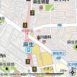 ニッポンレンタカー麻生駅前営業所周辺の地図