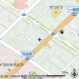 北海道江別市一番町23周辺の地図