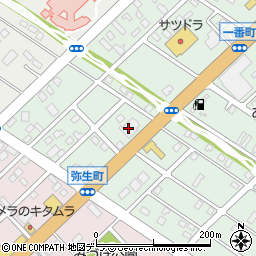 安全永楽交通江別支店周辺の地図