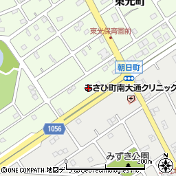 北海道江別市東光町100周辺の地図