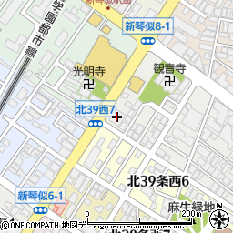ＰＬ教団札幌北教会周辺の地図