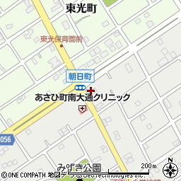 ａｐｏｌｌｏｓｔａｔｉｏｎＡＩＸ’セルフ江別東インターＳＳ周辺の地図