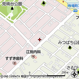 北海道江別市見晴台29-5周辺の地図