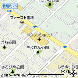 ホクレンショップ元江別店周辺の地図