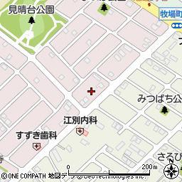北海道江別市見晴台29周辺の地図