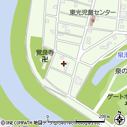 北海道江別市東光町19周辺の地図