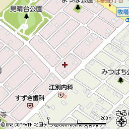 北海道江別市見晴台29-11周辺の地図
