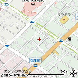 北海道江別市一番町21周辺の地図