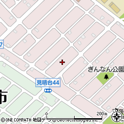 北海道江別市見晴台61周辺の地図