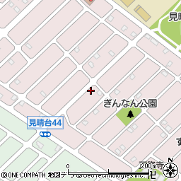 北海道江別市見晴台45-16周辺の地図