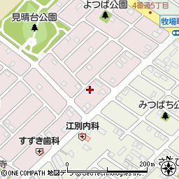 北海道江別市見晴台29-12周辺の地図