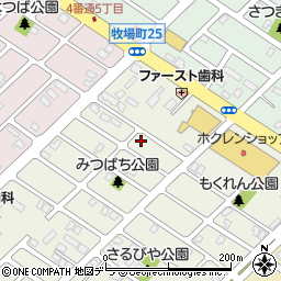 北海道江別市元江別本町26-7周辺の地図